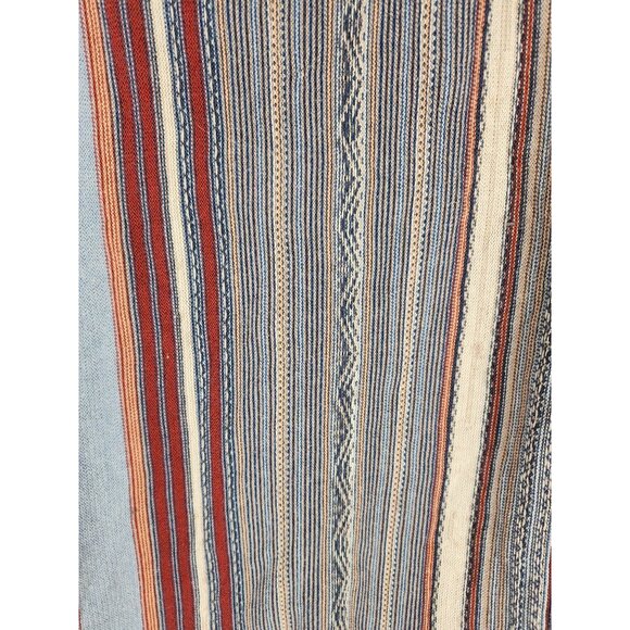 Chaps Denim Womens Plus Sweater Half Sleeve Western Boho Earthfairy Festival 1X - Picture 3 of 5